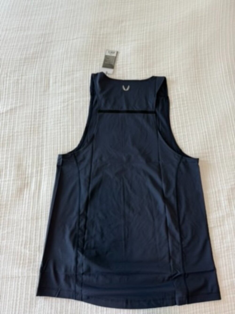 ASRV 3D-Lite 2.0 Lyocell Pin Singlet Tank Navy Blue Men's M NWT DSG-0833